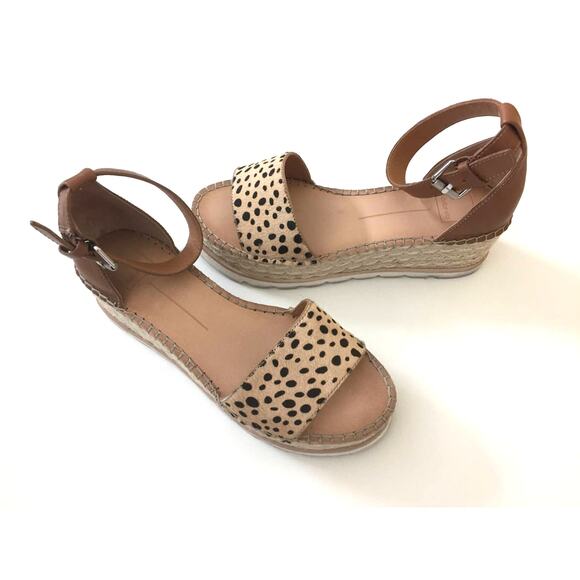 Dolce Vita Larita Leopard print Platform Sandals Size 9 - Picture 2 of 5